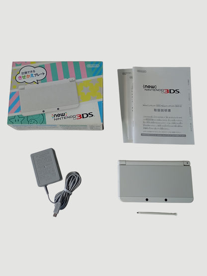 consola new 3ds white en caja liberada en micro sd 32 gb