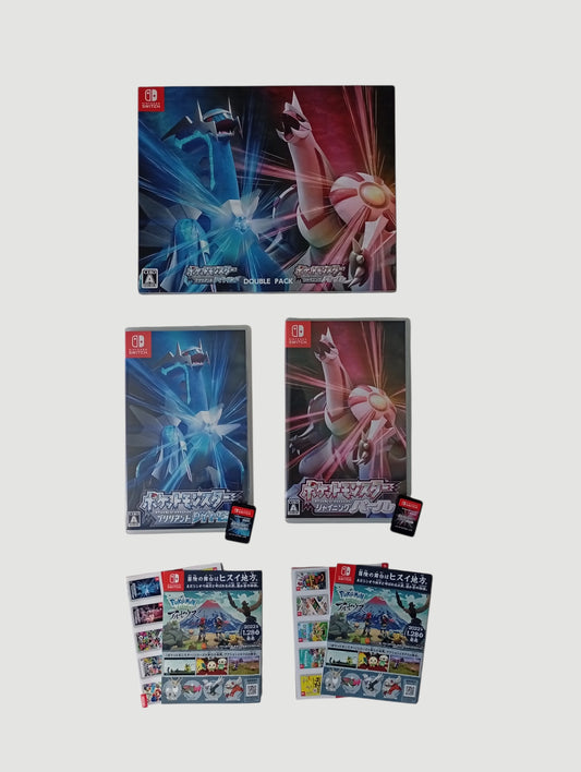 pokemon double pack diamante brillante y perla reluciente original español nintendo switch
