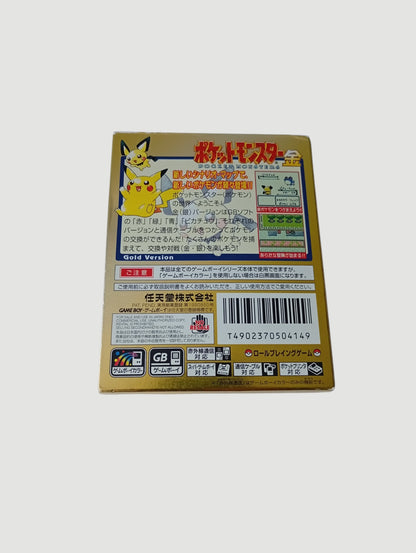 pokemon oro original japones game boy color en caja