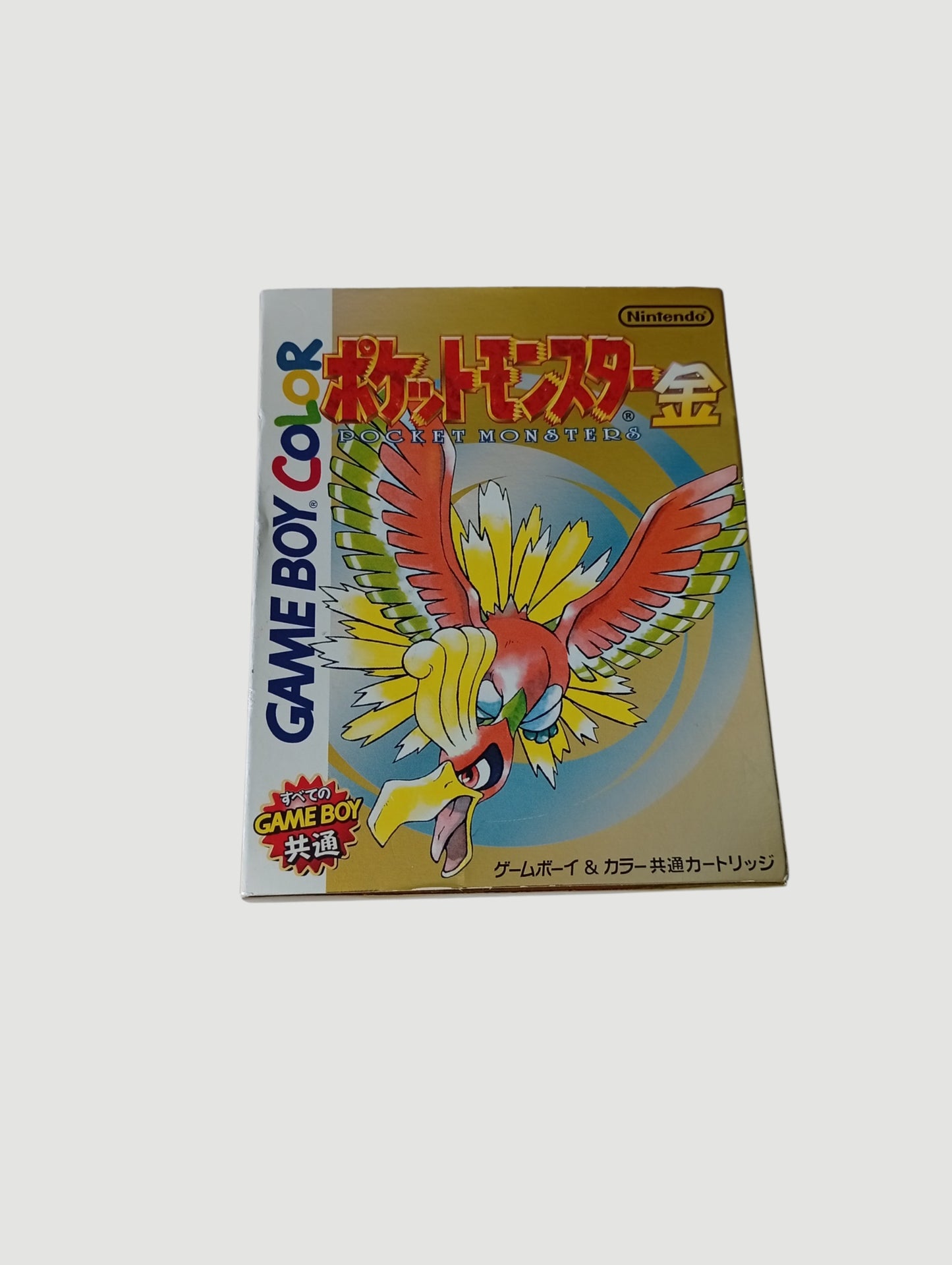 pokemon oro original japones game boy color en caja