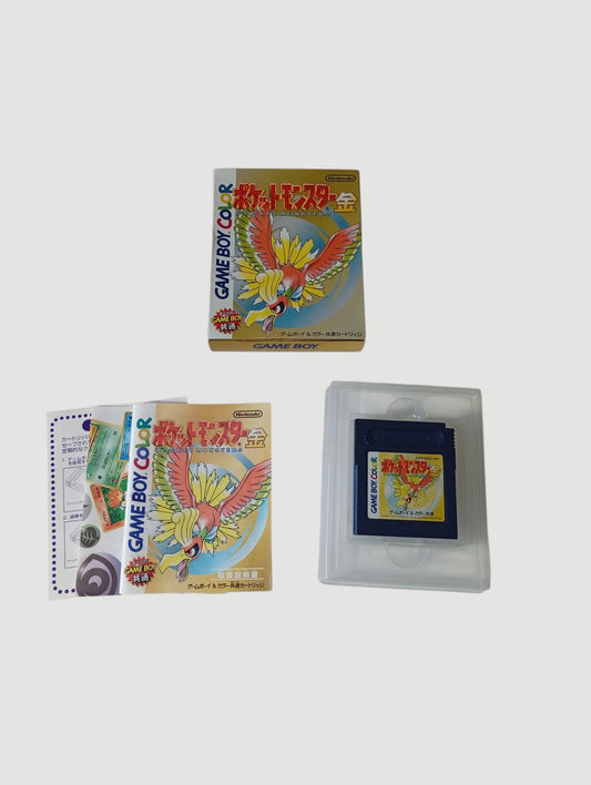 pokemon oro original japones game boy color en caja
