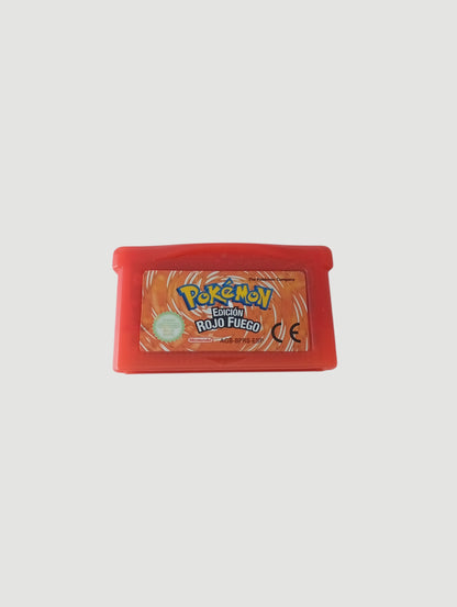 cartucho rojo fuego original español game boy advance