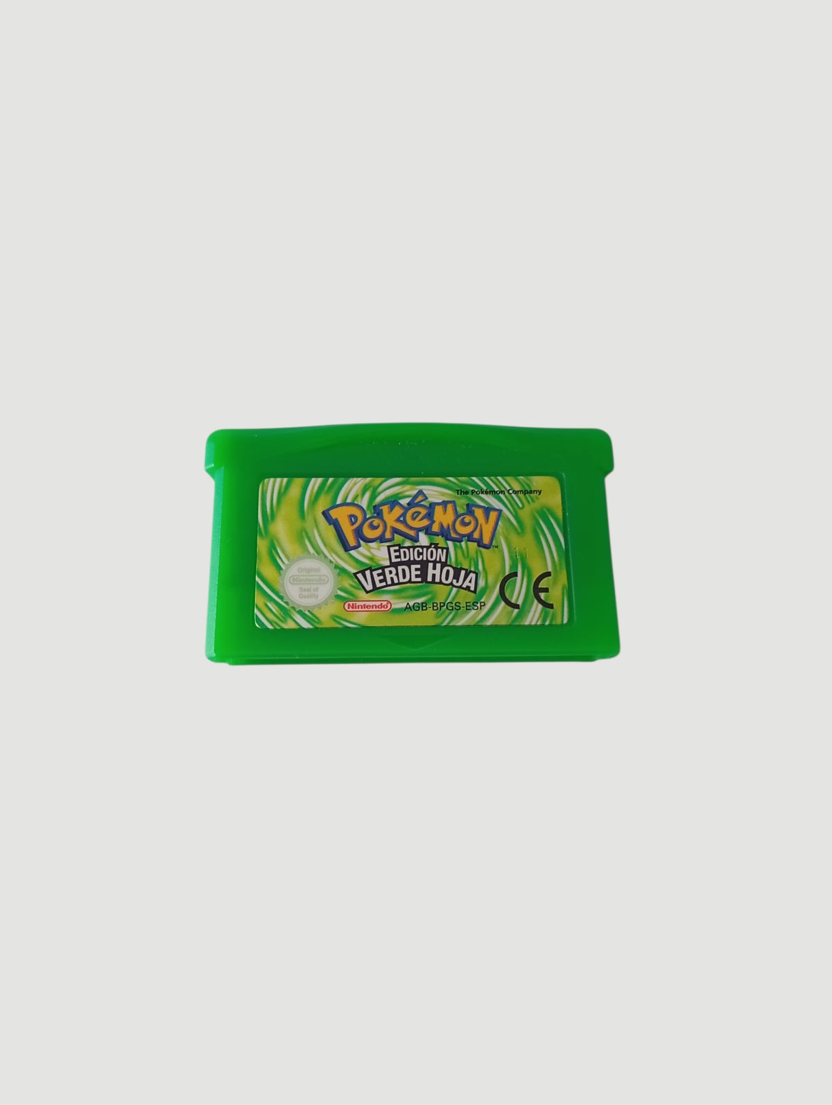 cartucho pokemon verde hoja original español game boy advance