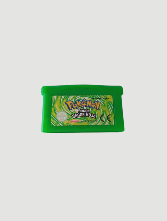 cartucho pokemon verde hoja original español game boy advance