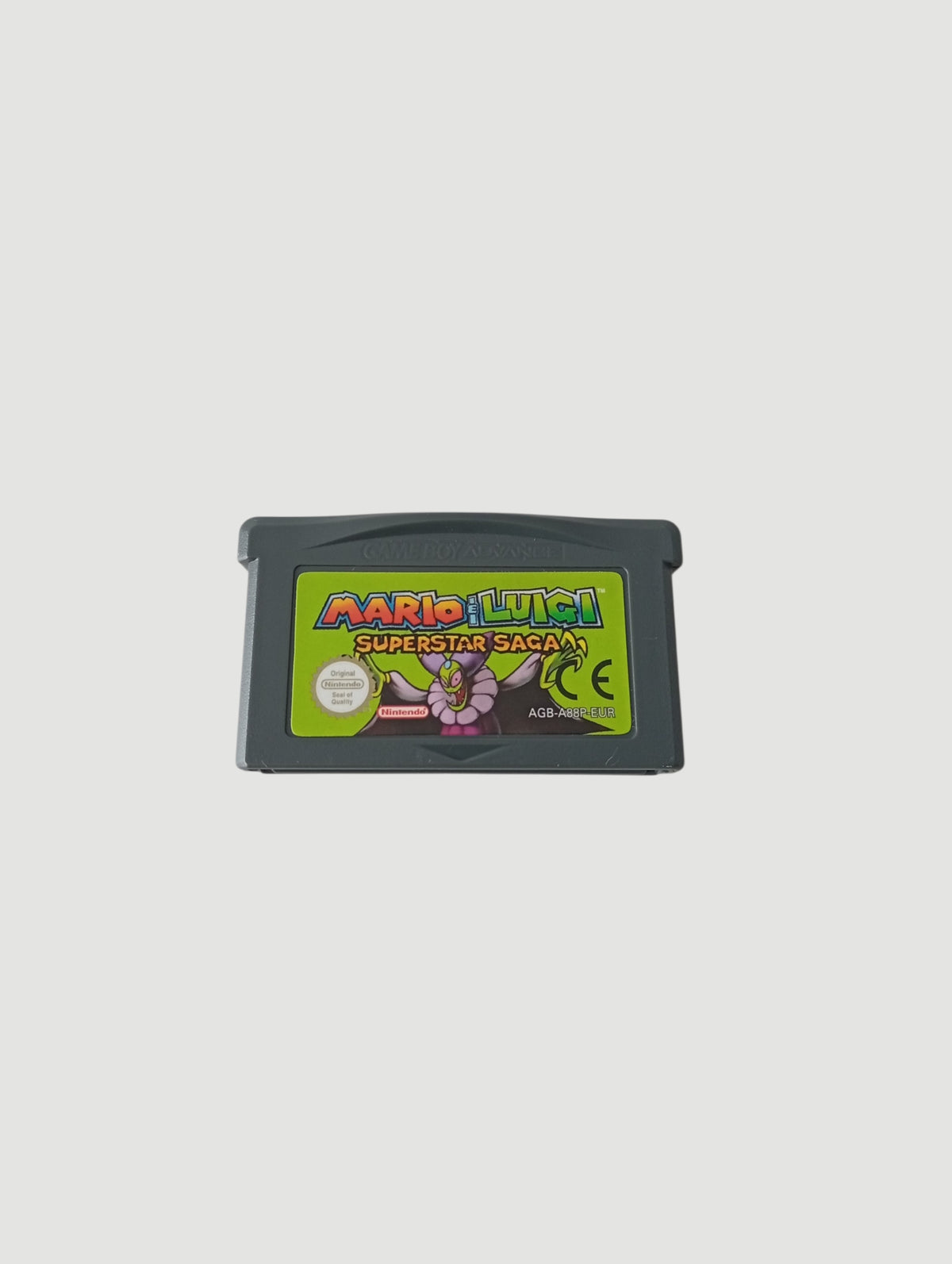 cartucho mario y luigi superstar saga original español game boy advance