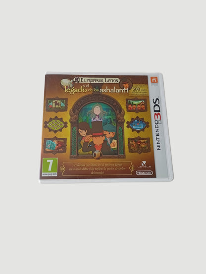 el profesor leyton y el legado de los ashalanti original español Nintendo 3DS