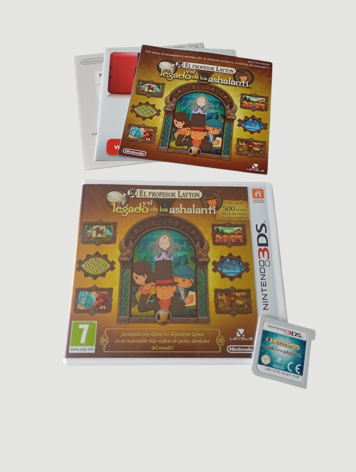 el profesor leyton y el legado de los ashalanti original español Nintendo 3DS