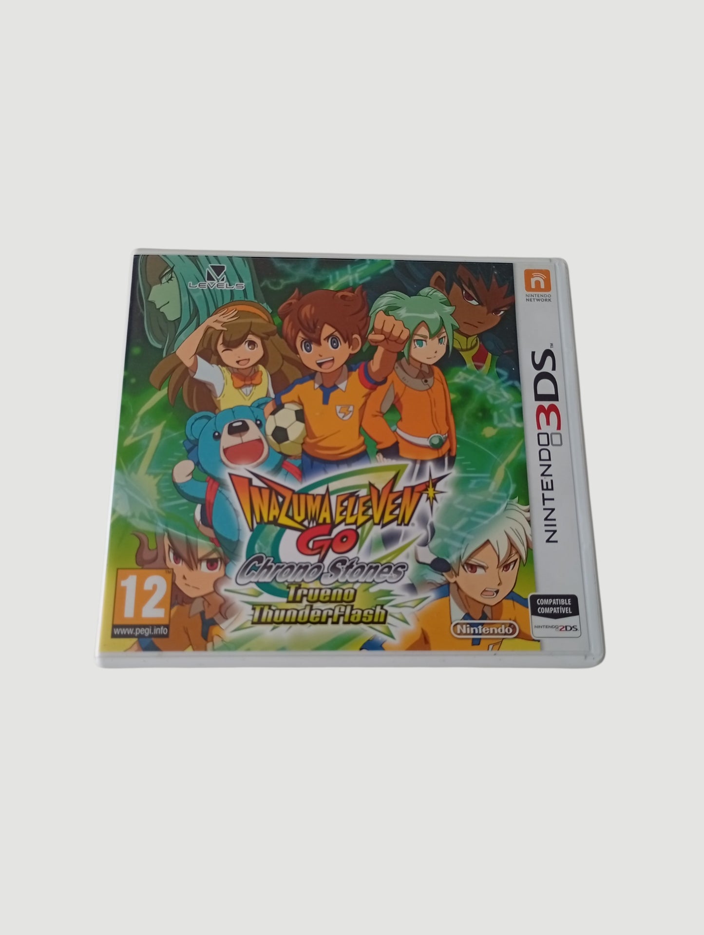 inazuma eleven go chrono stones trueno español original Nintendo 3DS