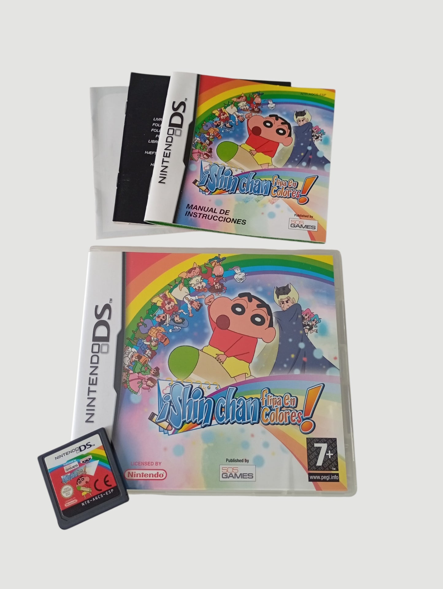shin chan flipa en colores original español nintendo ds