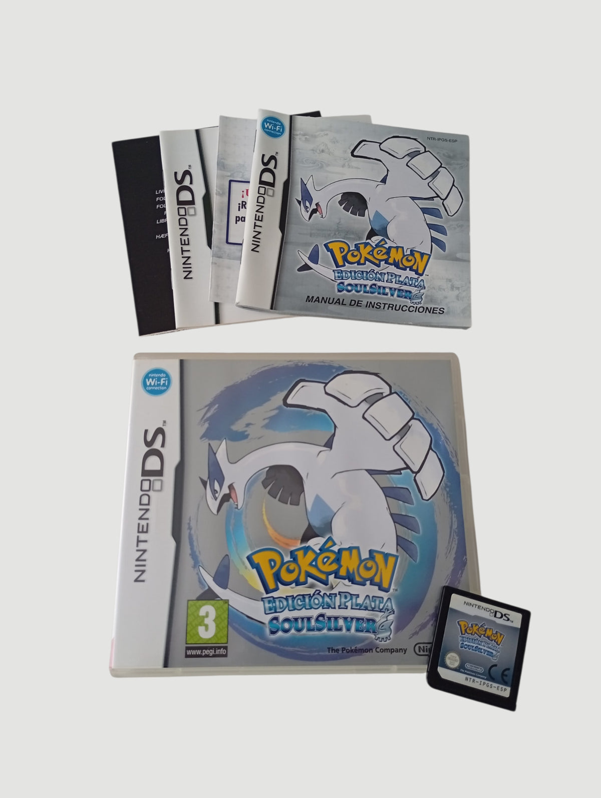 pokemon soulsilver edicion plata original español nintendo ds