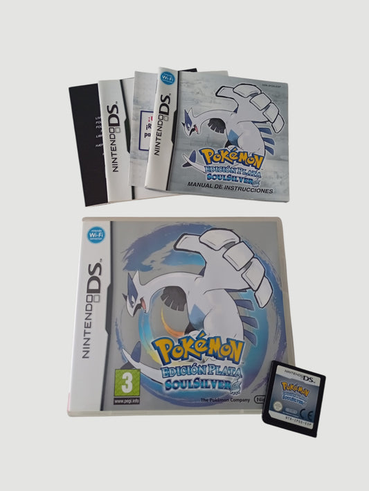 pokemon soulsilver edicion plata original español nintendo ds