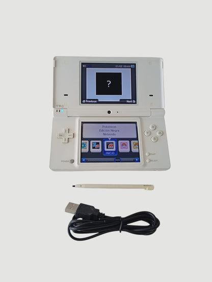 consola nintendo dsi blanca liberada en micro sd 32 gb