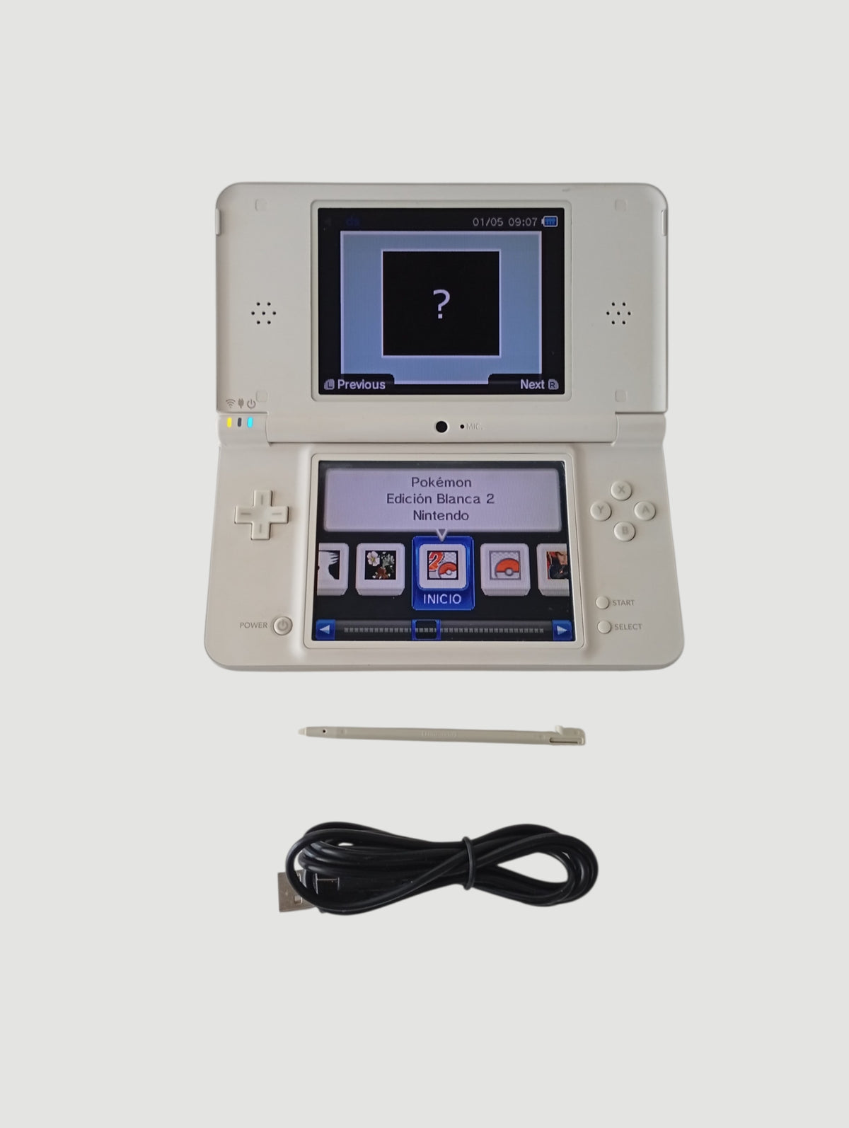 consola nintendo dsi xl blanca liberada en micro sd 32 gb
