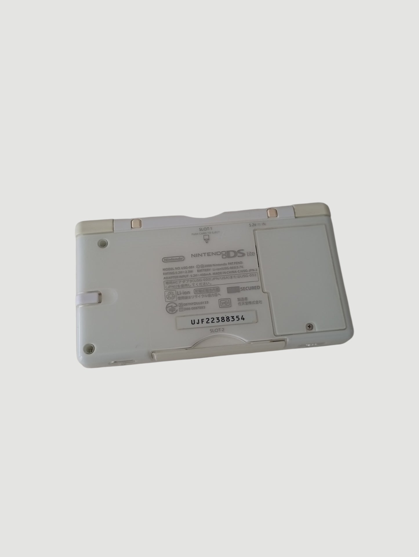 Consola Nintendo DS Lite blanca