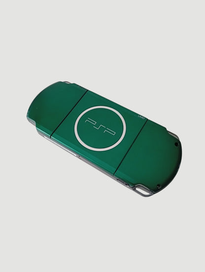 consola psp 3000 spirited green en caja liberada en micro sd 32 gb
