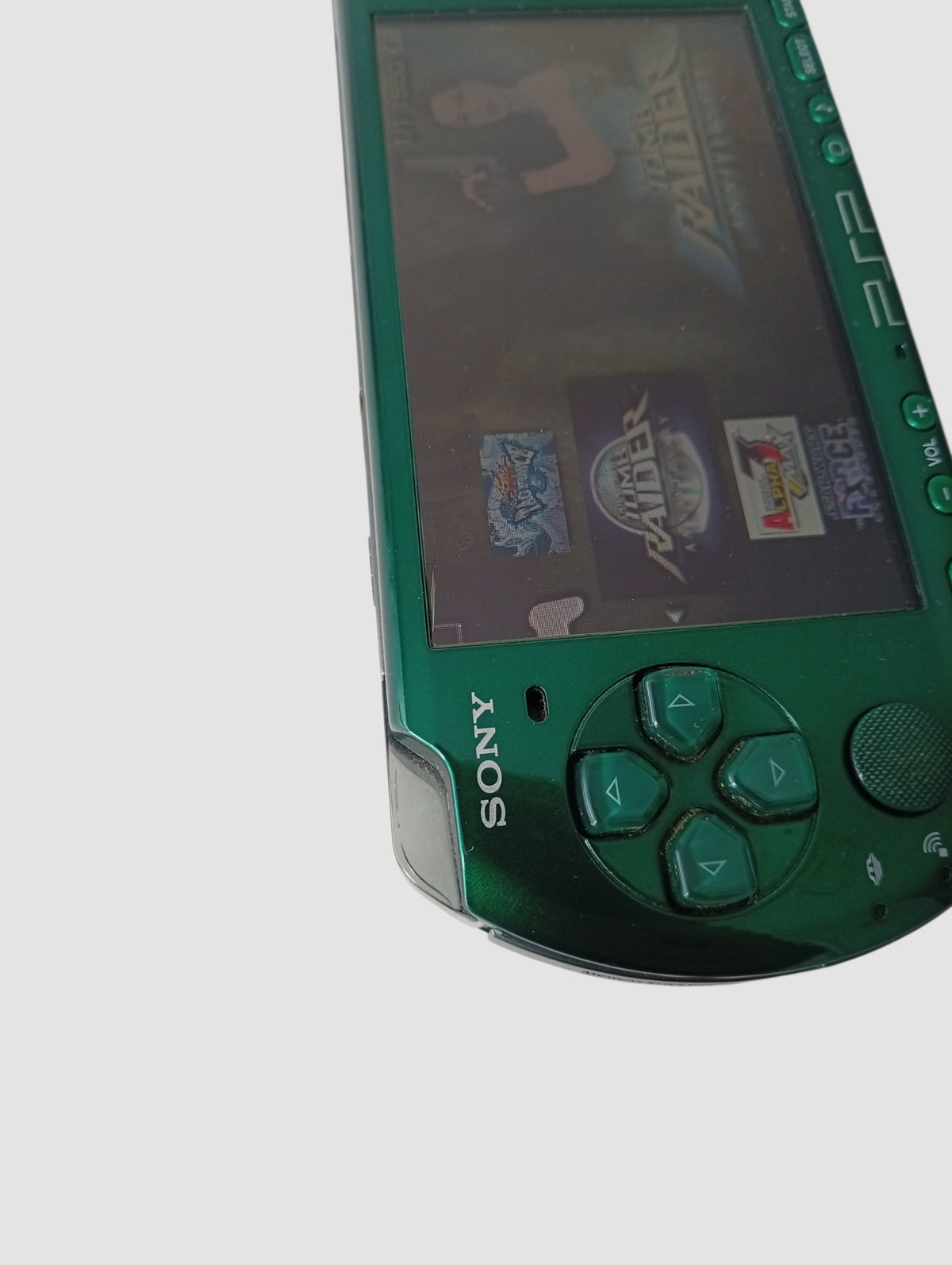 consola psp 3000 spirited green en caja liberada en micro sd 32 gb