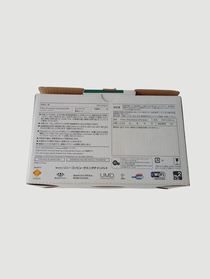 consola psp 3000 spirited green en caja liberada en micro sd 32 gb