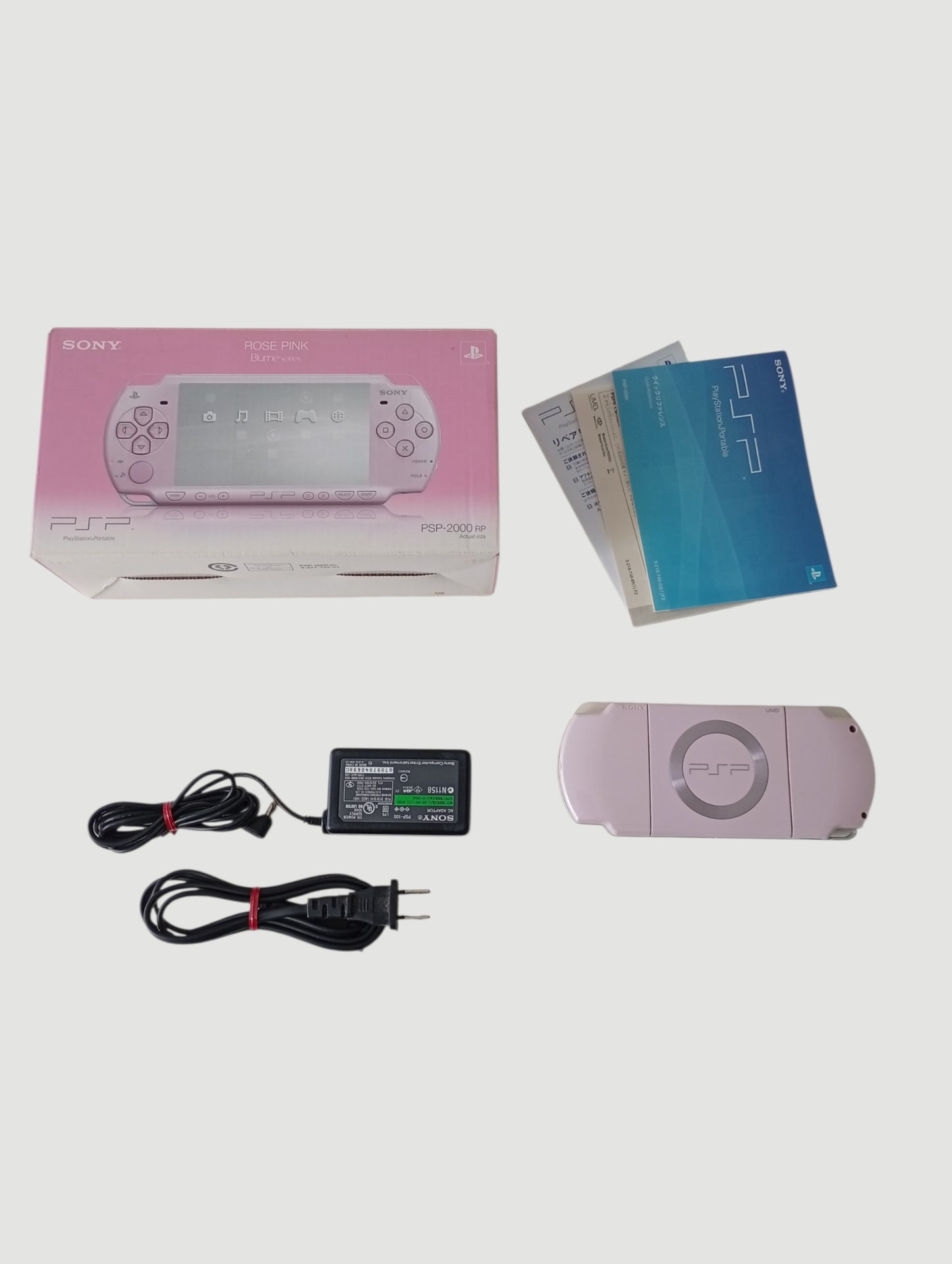 consola psp 2000 rose pink en caja liberada en micro sd 32 gb