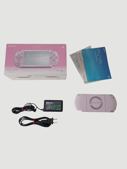 consola psp 2000 rose pink en caja liberada en micro sd 32 gb