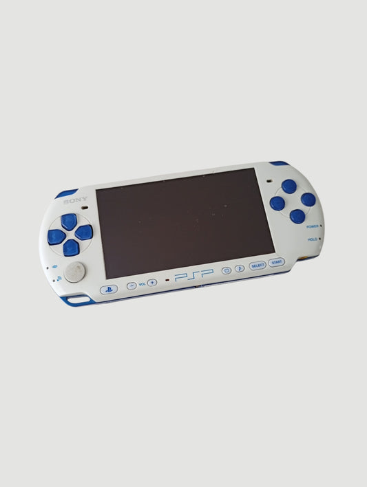 consola psp 3000 white blue liberada en micro sd 32 gb