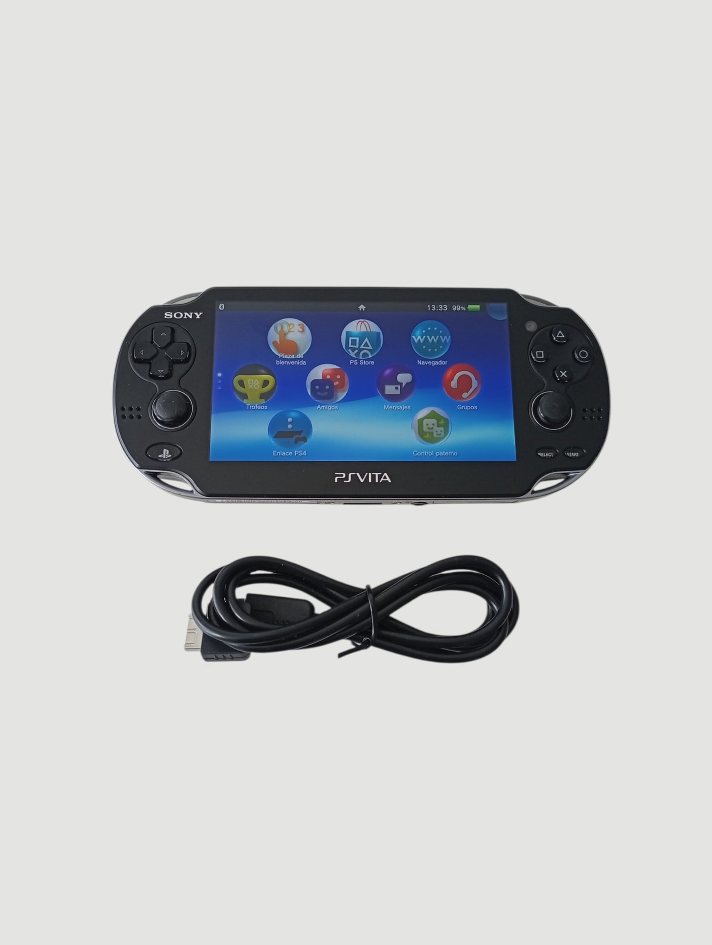 consola psvita fat black liberada en micro sd 32 gb