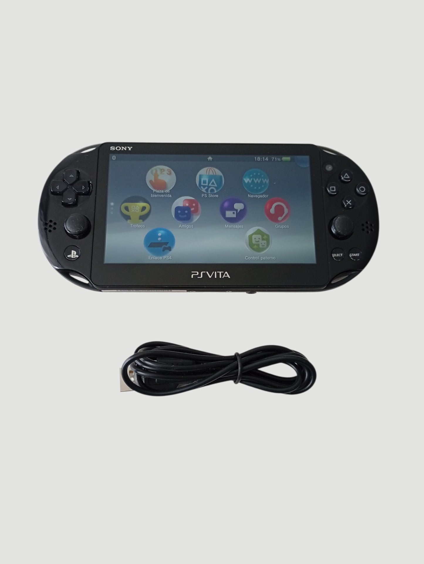 consola psvita slim black liberada en micro sd 32 gb