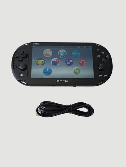 consola psvita slim black liberada en micro sd 32 gb