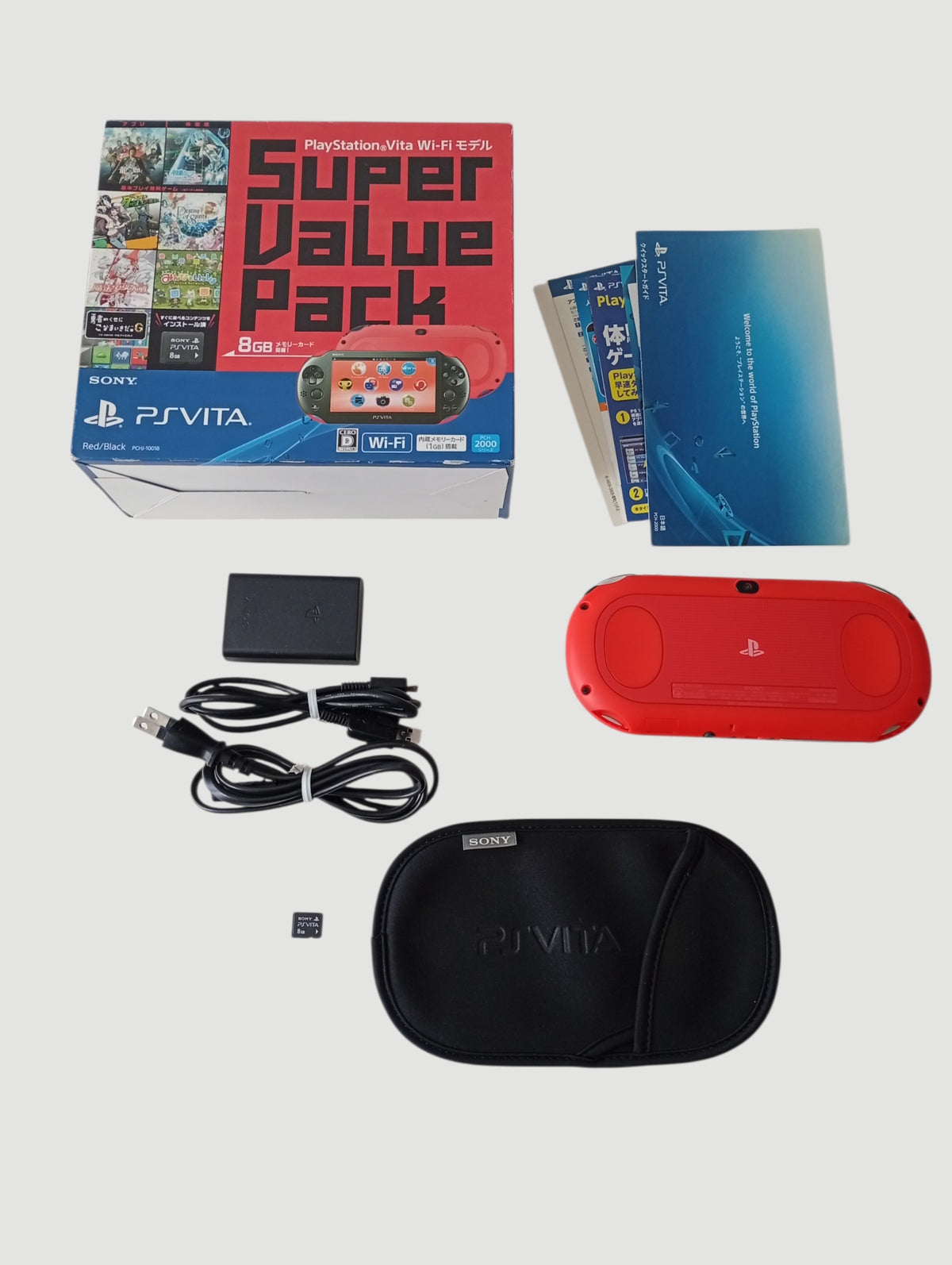 consola psvita value pack en caja liberada en micro sd 32 gb