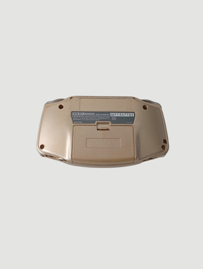 consola game boy advance dorada