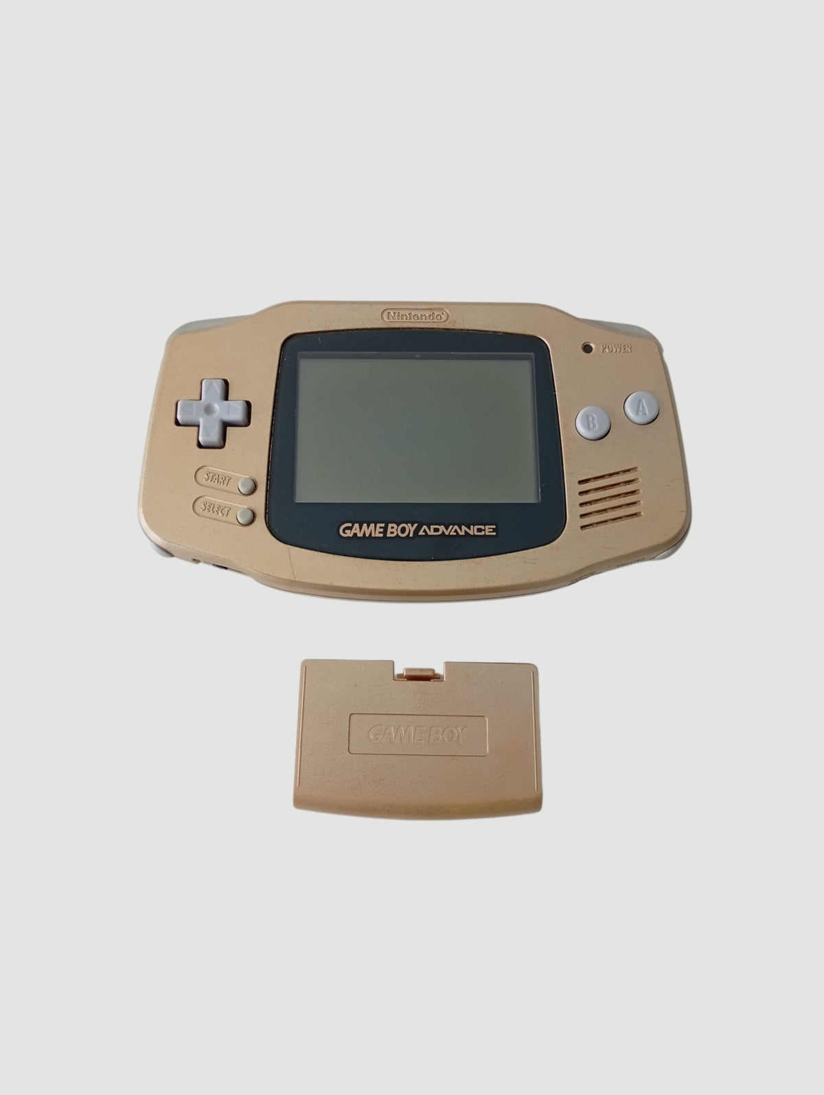 consola game boy advance dorada
