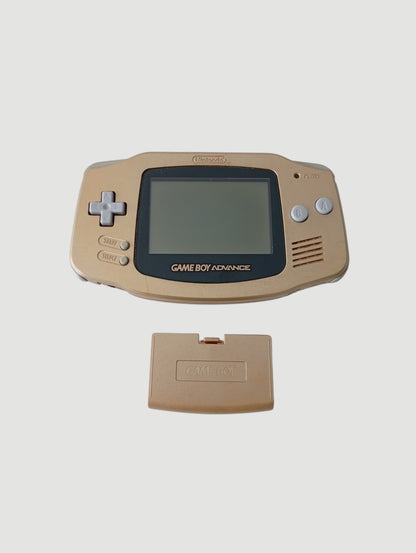 consola game boy advance dorada