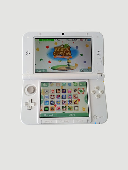 consola nintendo 3ds old xl edicion animal crossing liberada en micro sd 32 gb
