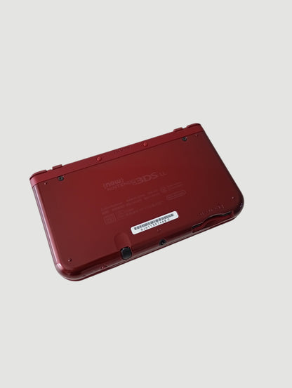 consola nintendo new 3ds xl metallic red liberada en micro sd 32 gb