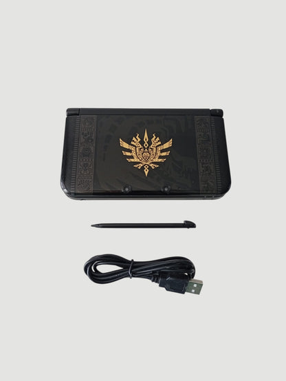 consola nintendo 3ds old xl edicion especial monster hunter 4 liberada en micro sd 32 gb