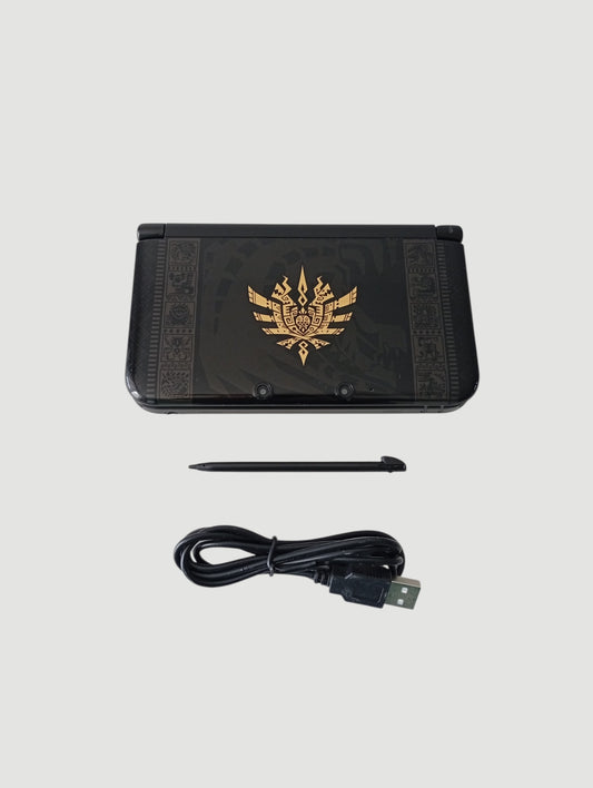 consola nintendo 3ds old xl edicion especial monster hunter 4 liberada en micro sd 32 gb