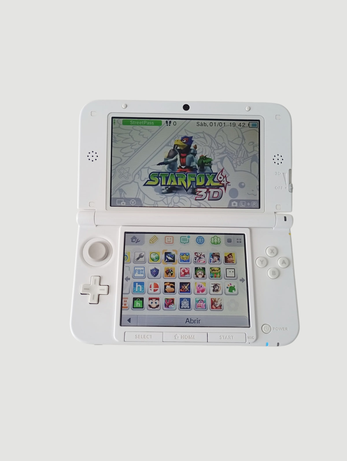 consola nintendo 3ds old xl white en caja liberada en micro sd 32 gb