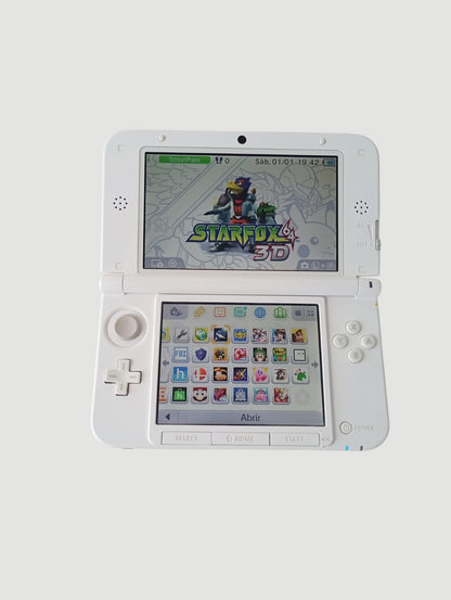 consola nintendo 3ds old xl white en caja liberada en micro sd 32 gb