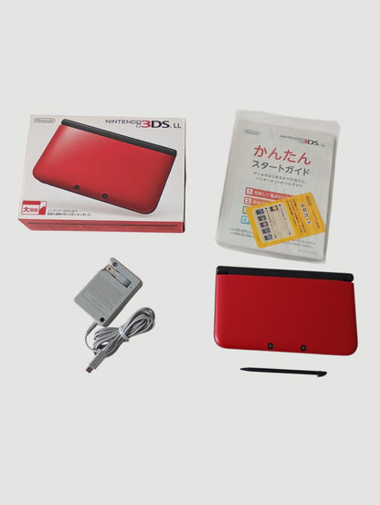 consola nintendo 3ds old xl red liberada en micro sd 32 gb