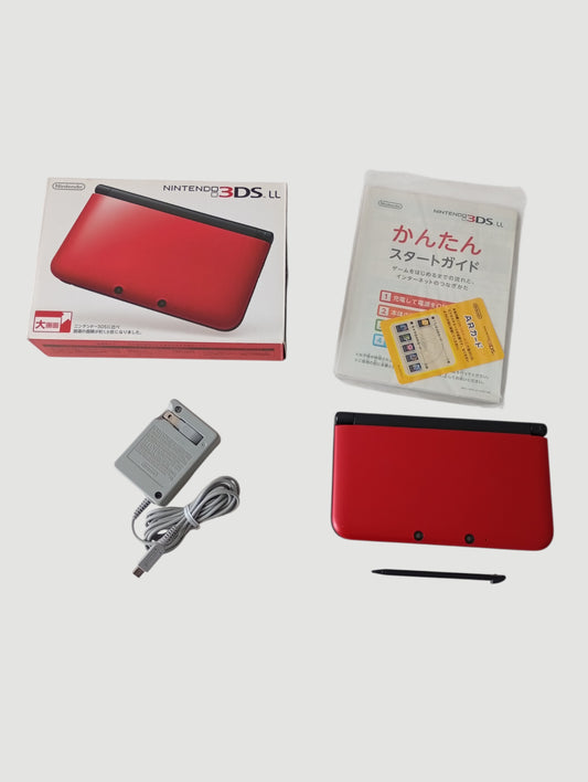 consola nintendo 3ds old xl red liberada en micro sd 32 gb