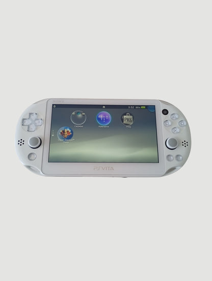 consola psvita slim white en caja liberada en micro sd 32 gb