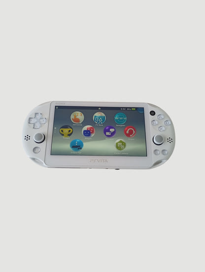 consola psvita slim white en caja liberada en micro sd 32 gb