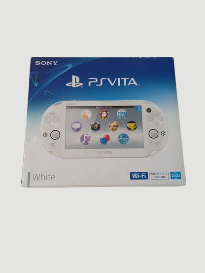 consola psvita slim white en caja liberada en micro sd 32 gb