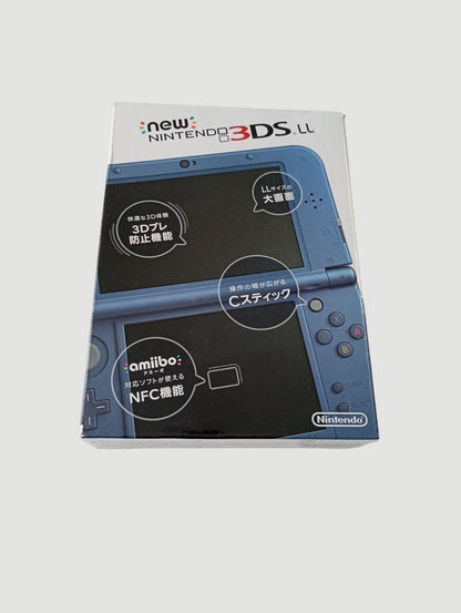 consola nintendo new 3ds xl metallic blue liberada en micro sd 32 gb
