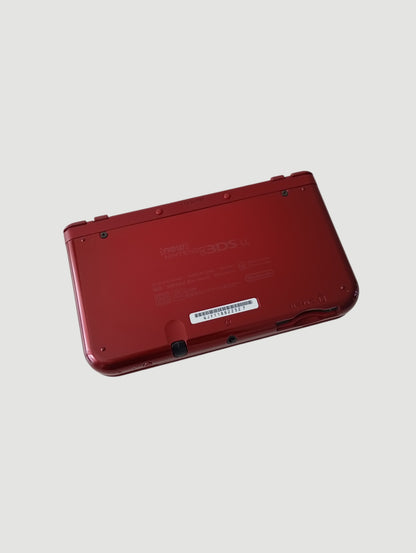consola nintendo new 3ds xl metallic red liberada en micro sd 32 gb