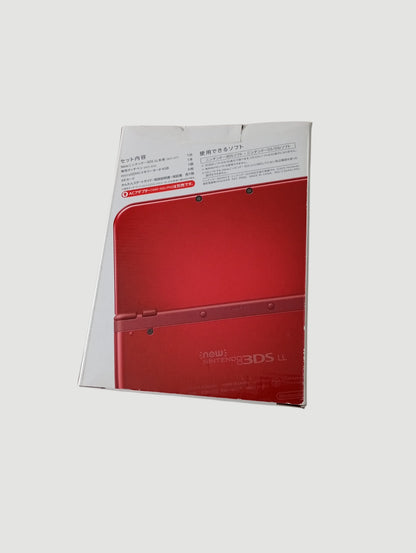 consola nintendo new 3ds xl metallic red liberada en micro sd 32 gb