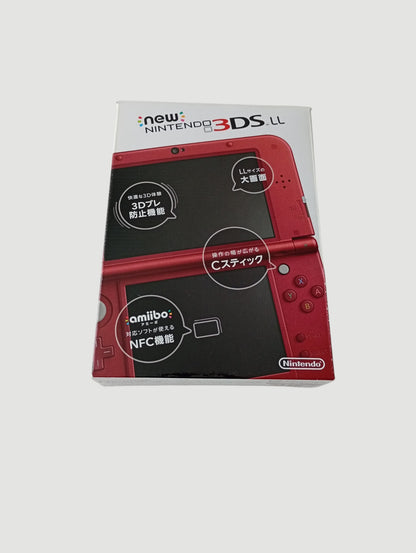 consola nintendo new 3ds xl metallic red liberada en micro sd 32 gb
