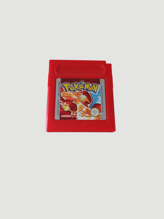 cartucho pokemon rojo original español game boy