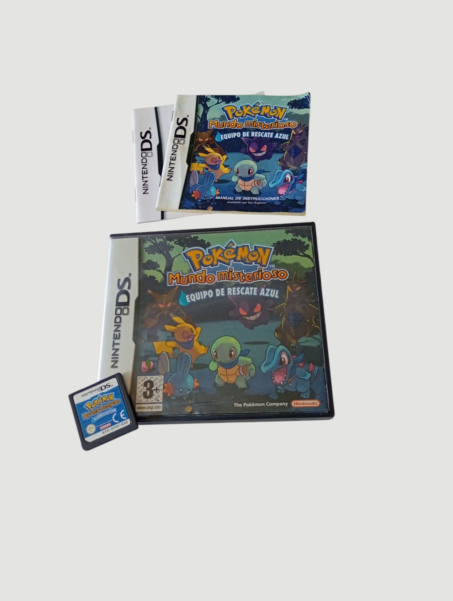 pokemon mundo misterioso equipo de rescate azul original español nintendo ds