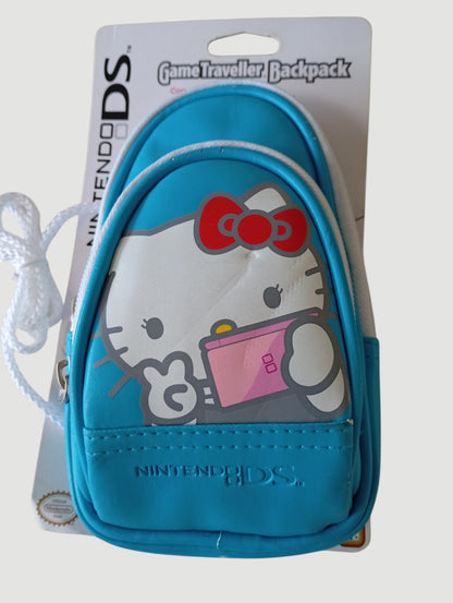 estuche hello kitty celeste  nintendo ds original