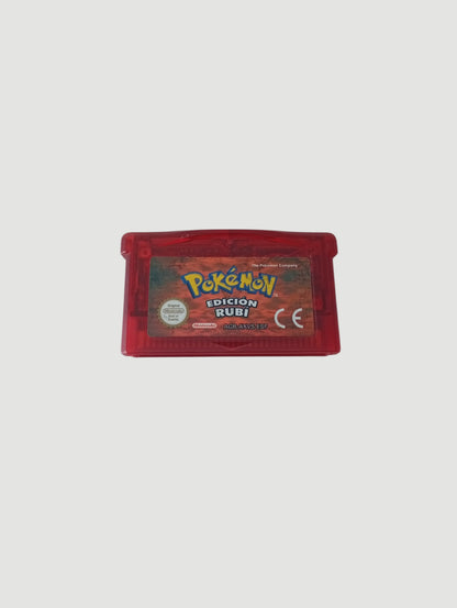 cartucho pokemon rubi original español game boy advance